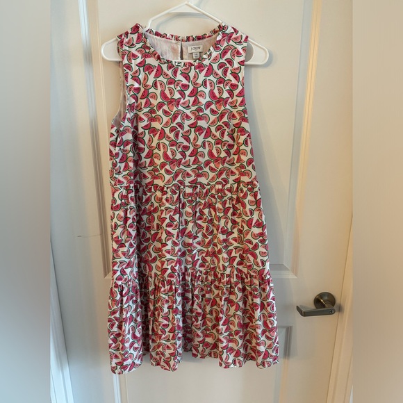 J. Crew Factory Watermelon Print Tiered Sundress - Picture 2 of 6